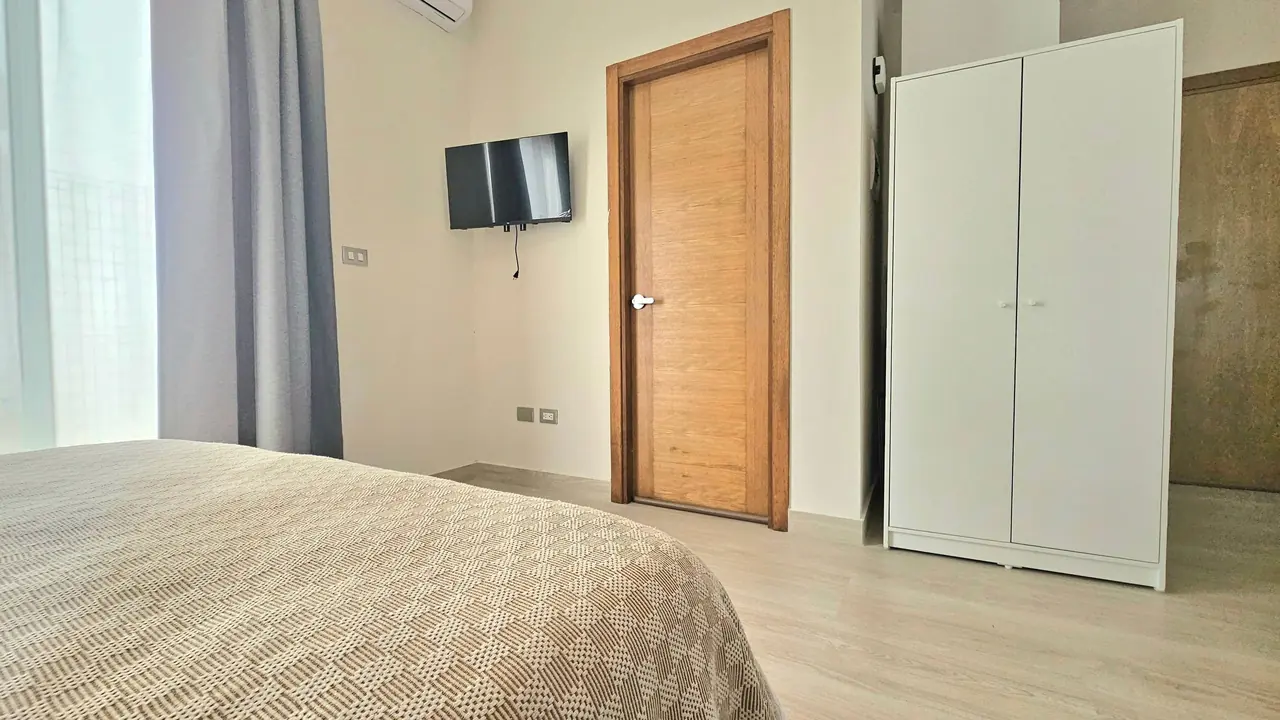 Coral Azul Studio: Sleeping area