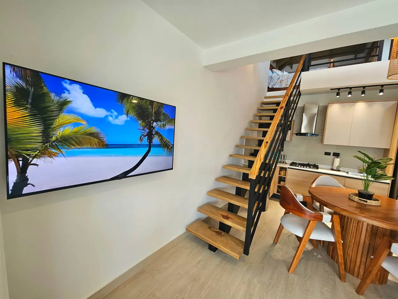 Penthouse Estrella: Living room